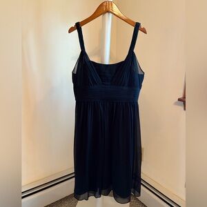 Banana Republic Women’s Black Chiffon Dress — Size 10